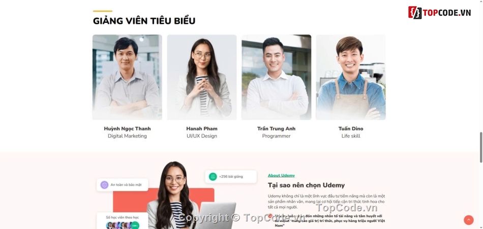 Web khóa học,Web tối ưu,khóa học,chuẩn seo,web đẹp